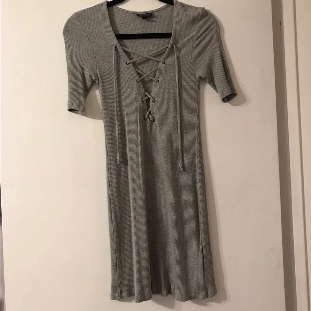 Top Shop ribbed dress